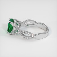 1.62 Ct. Emerald Ring, Platinum 950 4