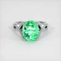 4.62 Ct. Emerald Ring, Platinum 950 1