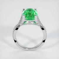 4.62 Ct. Emerald Ring, Platinum 950 3