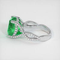 4.62 Ct. Emerald Ring, Platinum 950 4