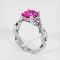 3.42 Ct. Sapphire Ring, Platinum 950 2