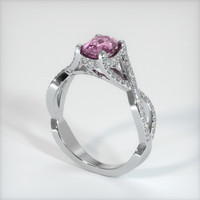 1.73 Ct. Pink Sapphire Ring, Platinum 950 2