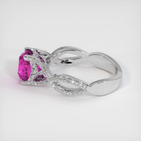 2.02 Ct. Pink Sapphire Ring, Platinum 950 4