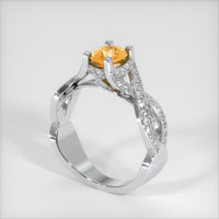 1.16 Ct. Sapphire Ring, Platinum 950 2