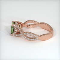 1.07 Ct. Sapphire Ring, 14K Rose Gold 4
