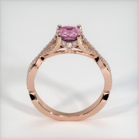 0.92 Ct. Sapphire Ring, 14K Rose Gold 3