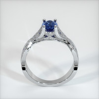 1.03 Ct. Blue Sapphire Ring, 10K White Gold 3