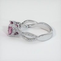 1.13 Ct. Pink Sapphire Ring, 10K White Gold 4