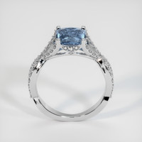 3.01 Ct. Sapphire Ring, 14K White Gold 3