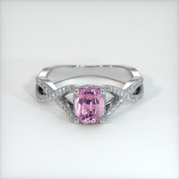 1.73 Ct. Sapphire Ring, 14K White Gold 1