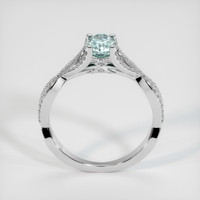 0.79 Ct. Sapphire Ring, 14K White Gold 3