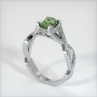 1.66 Ct. Sapphire Ring, 14K White Gold 2