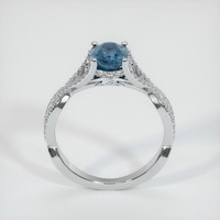 1.40 Ct. Sapphire Ring, 14K White Gold 3