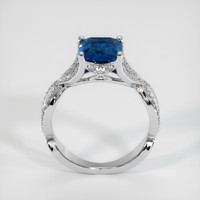 2.54 Ct. Sapphire Ring, 18K White Gold 3