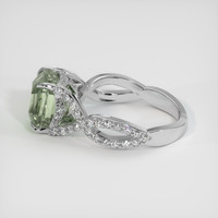4.01 Ct. Bi Color Sapphire Ring, 18K White Gold 4