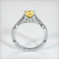 1.65 Ct. Yellow Sapphire Ring, 18K White Gold 3