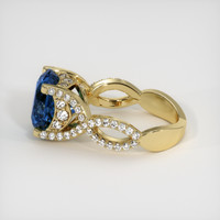 6.90 Ct. Sapphire Ring, 14K Yellow Gold 4