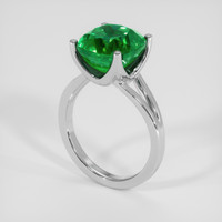 5.23 Ct. Emerald Ring, Platinum 950 2
