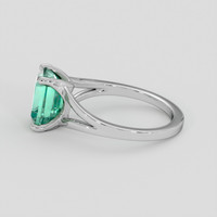 2.07 Ct. Emerald Ring, Platinum 950 4