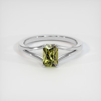 0.88 Ct. Gemstone Ring, Platinum 950 1