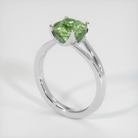 2.20 Ct. Gemstone Ring, Platinum 950 2