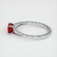 0.73 Ct. Ruby Ring, Platinum 950 4