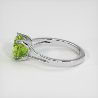 2.94 Ct. Green Sapphire Ring, Platinum 950 4