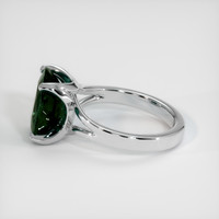 5.35 Ct. Green Sapphire Ring, Platinum 950 4