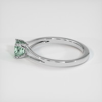 1.07 Ct. Green Sapphire Ring, Platinum 950 4