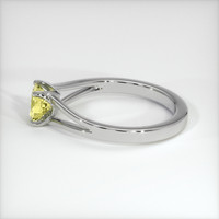 1.23 Ct. Yellow Sapphire Ring, Platinum 950 4
