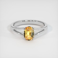 0.97 Ct. Sapphire Ring, Platinum 950 1