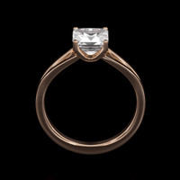 1.20 Ct. Gemstone Ring, 14K Rose Gold 3