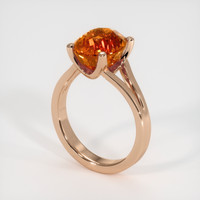 6.15 Ct. Gemstone Ring, 14K Rose Gold 2