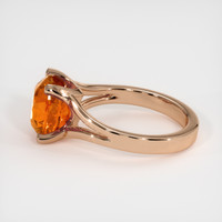 6.15 Ct. Gemstone Ring, 14K Rose Gold 4