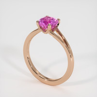 1.72 Ct. Sapphire Ring, 14K Rose Gold 2