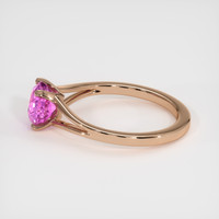 1.72 Ct. Pink Sapphire Ring, 14K Rose Gold 4