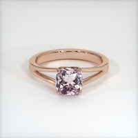 1.13 Ct. Pink Sapphire Ring, 14K Rose Gold 1