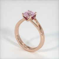 1.13 Ct. Pink Sapphire Ring, 14K Rose Gold 2