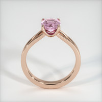 1.13 Ct. Pink Sapphire Ring, 14K Rose Gold 3