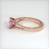 1.13 Ct. Pink Sapphire Ring, 14K Rose Gold 4