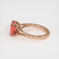 2.50 Ct. Sapphire Ring, 14K Rose Gold 4