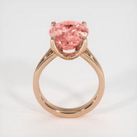 9.05 Ct. Padparadscha Sapphire Ring, 14K Rose Gold 3