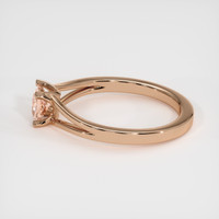 0.76 Ct. Sapphire Ring, 14K Rose Gold 4