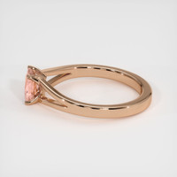 0.92 Ct. Sapphire Ring, 14K Rose Gold 4