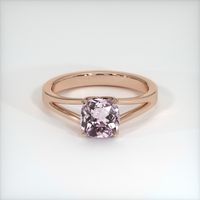 1.13 Ct. Pink Sapphire Ring, 18K Rose Gold 1