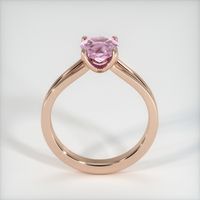 1.13 Ct. Pink Sapphire Ring, 18K Rose Gold 3
