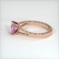 1.13 Ct. Pink Sapphire Ring, 18K Rose Gold 4