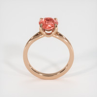 2.50 Ct. Sapphire Ring, 18K Rose Gold 3