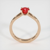 1.02 Ct. Ruby  Ring - 18K Rose Gold