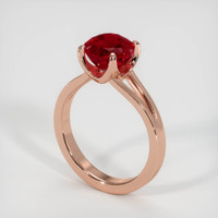 Ruby Ring 2.80 Ct. 18K Rose Gold Preview